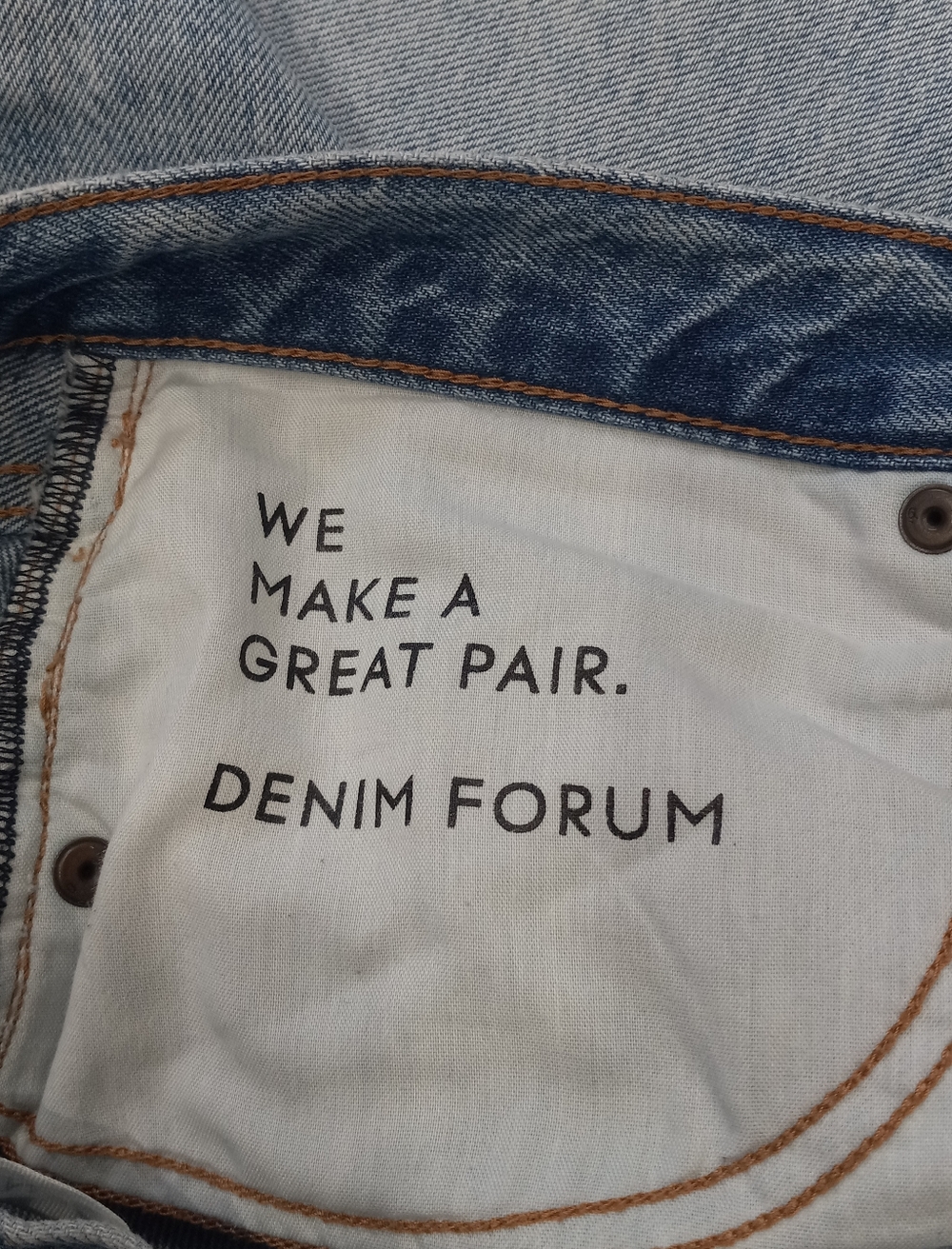Denim Forum BF High Loose 28L Light Blue Women's Jeans - Picture 14 of 16